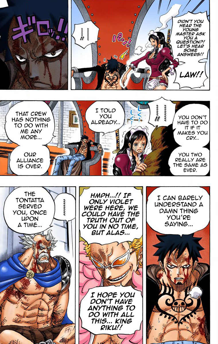 One Piece - Digital Colored Comics Chapter 740 16